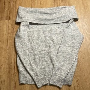 Off the shoulder sweater